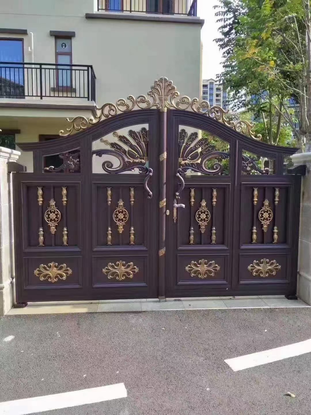 欧式美式铝艺大门围栏