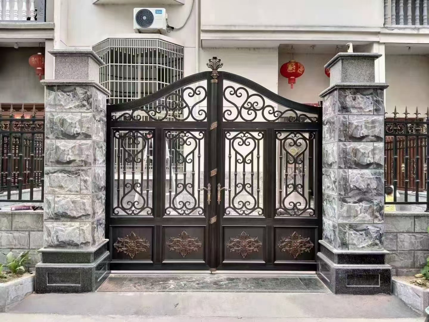 欧式美式铝艺大门围栏
