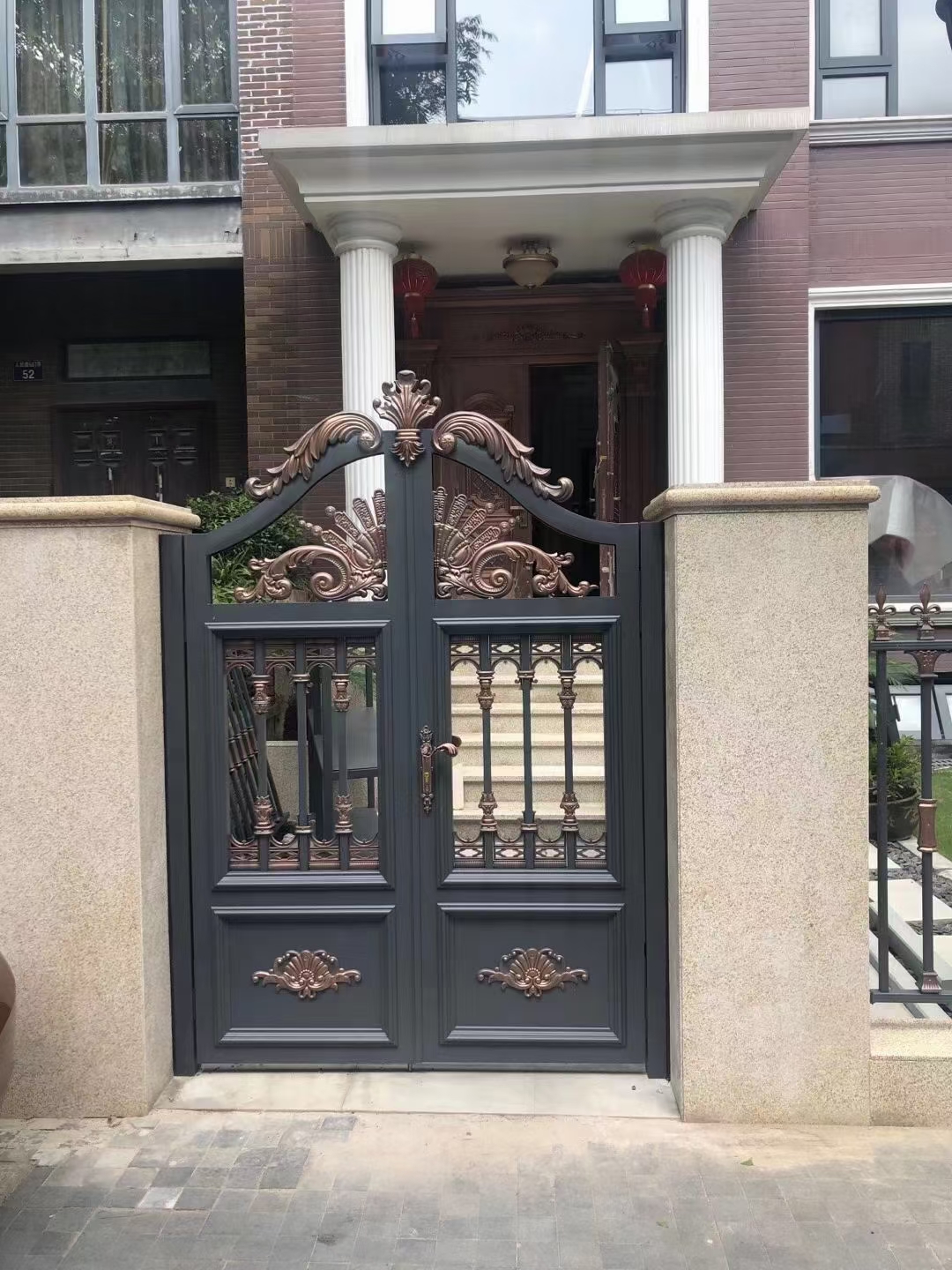 欧式美式铝艺大门围栏