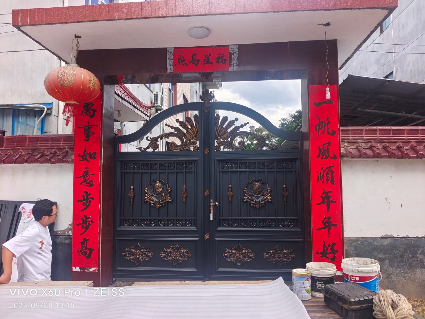 欧式美式铝艺大门围栏