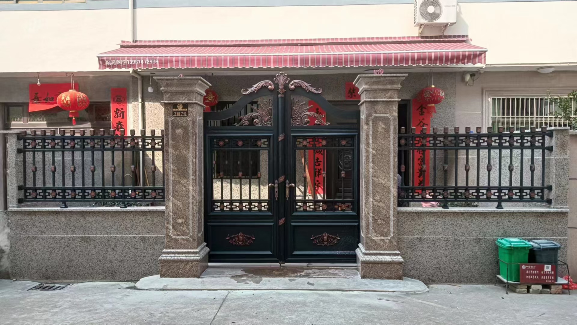 欧式美式铝艺大门围栏