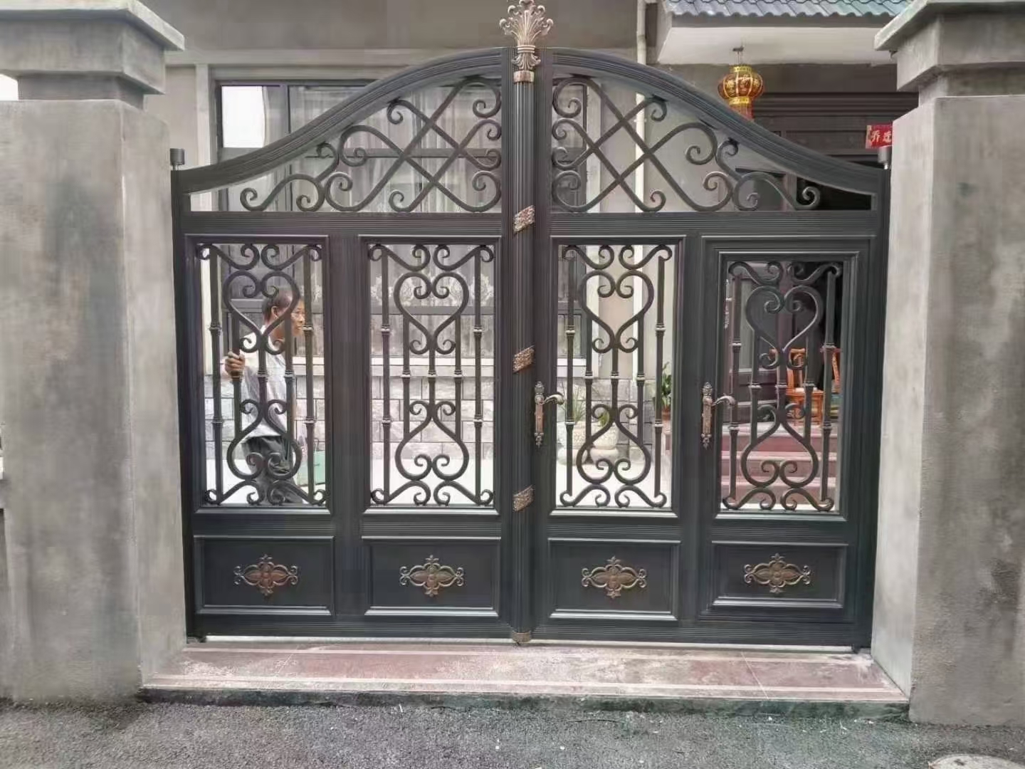 欧式美式铝艺大门围栏