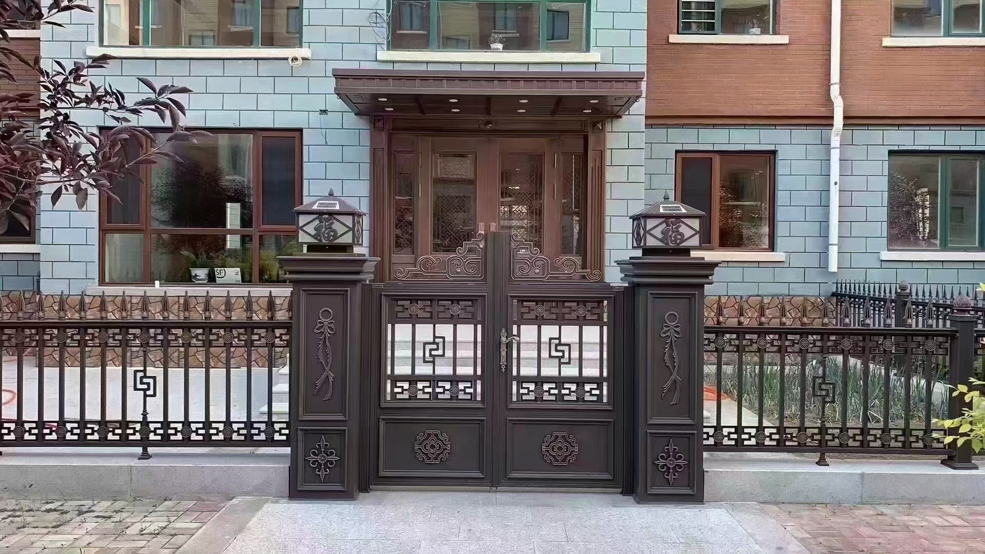 欧式美式铝艺大门围栏