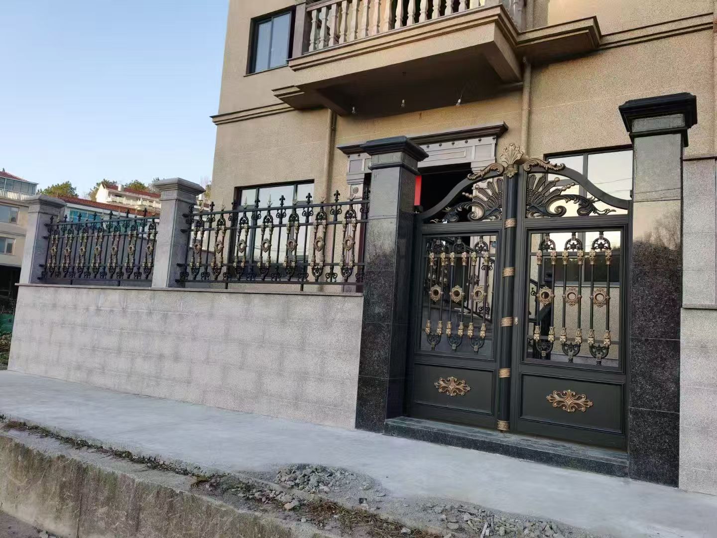 欧式美式铝艺大门围栏