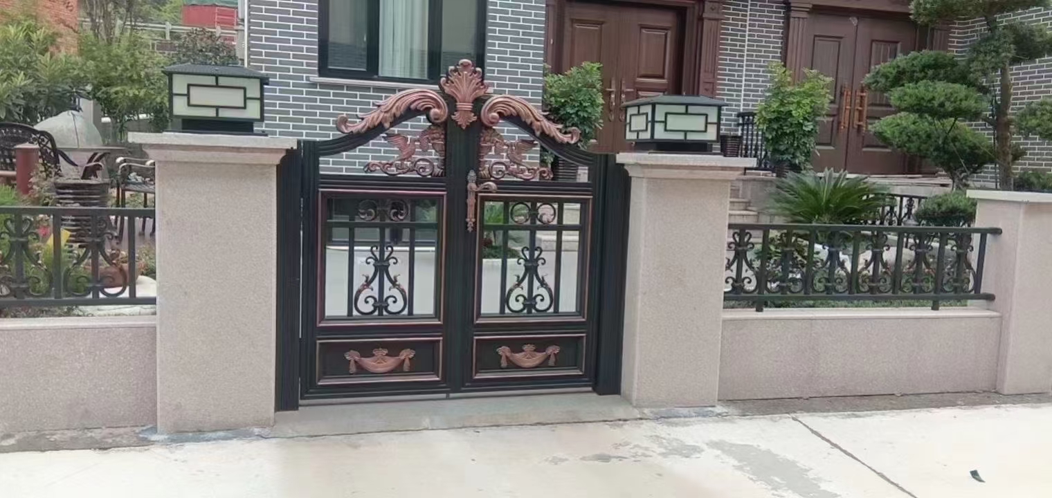 欧式美式铝艺大门围栏