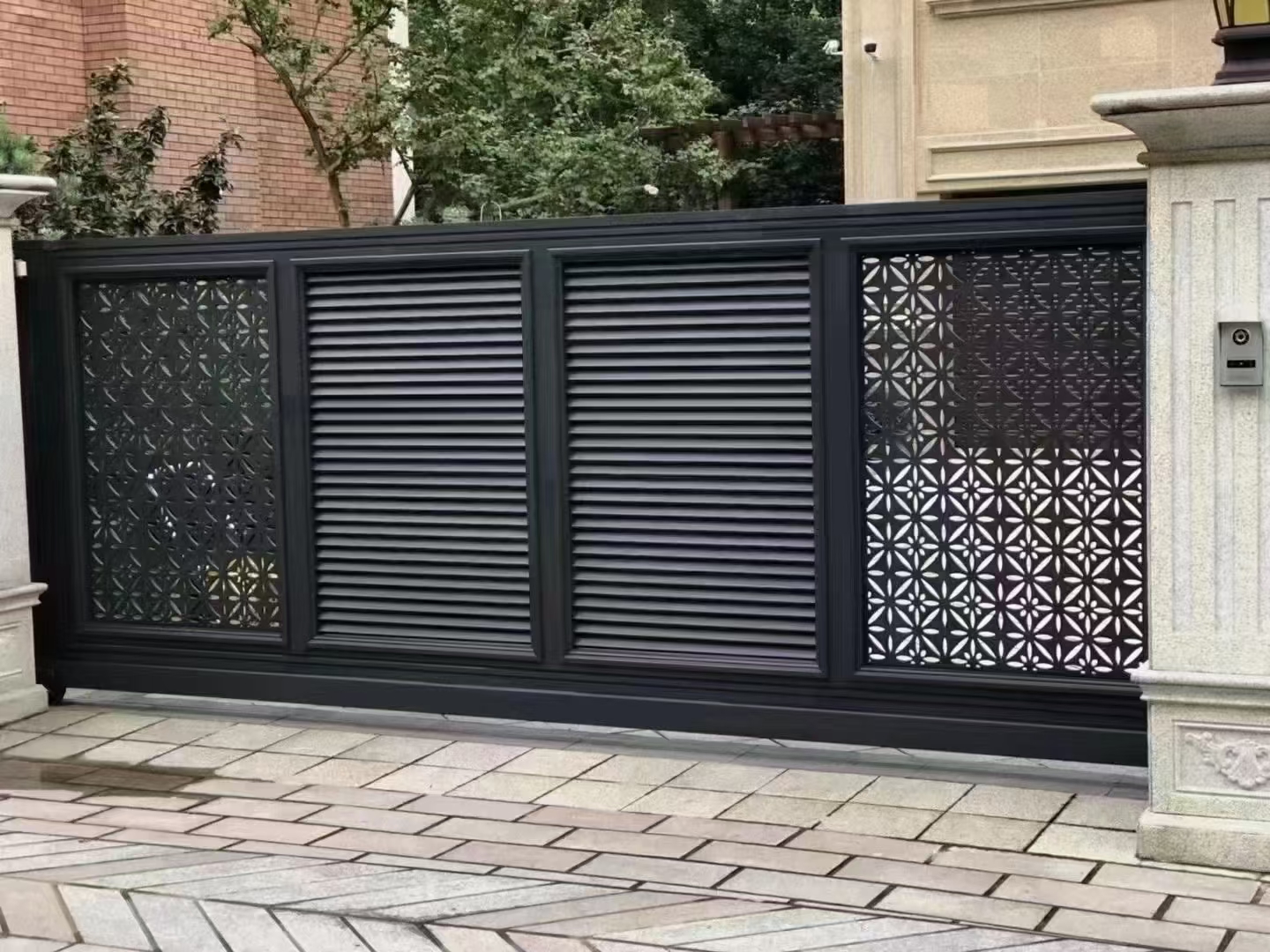 欧式美式铝艺大门围栏