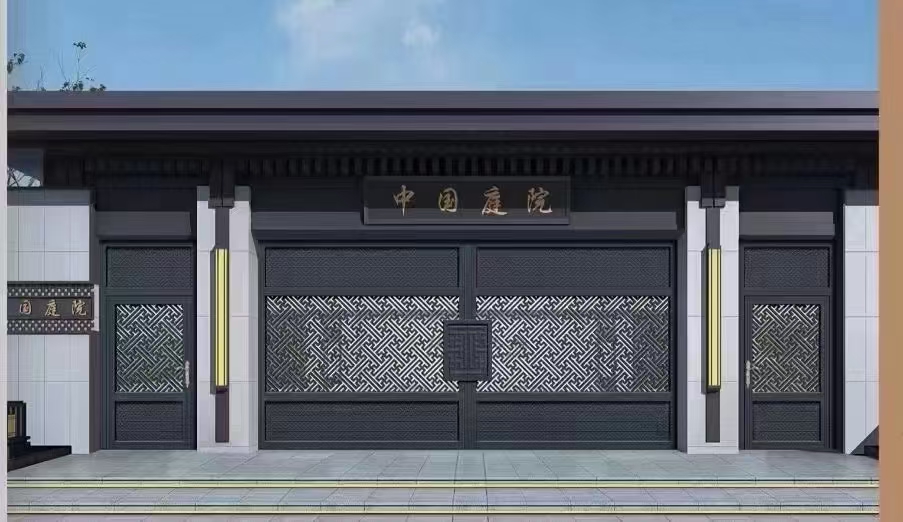 欧式美式铝艺大门围栏