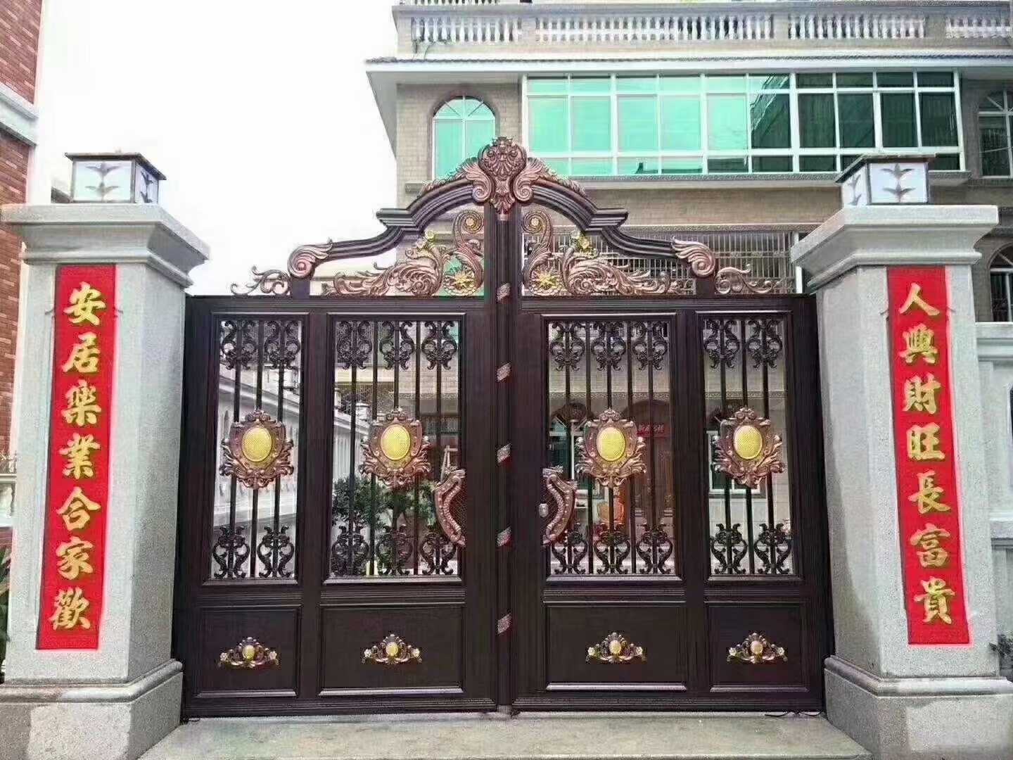 欧式美式铝艺大门围栏