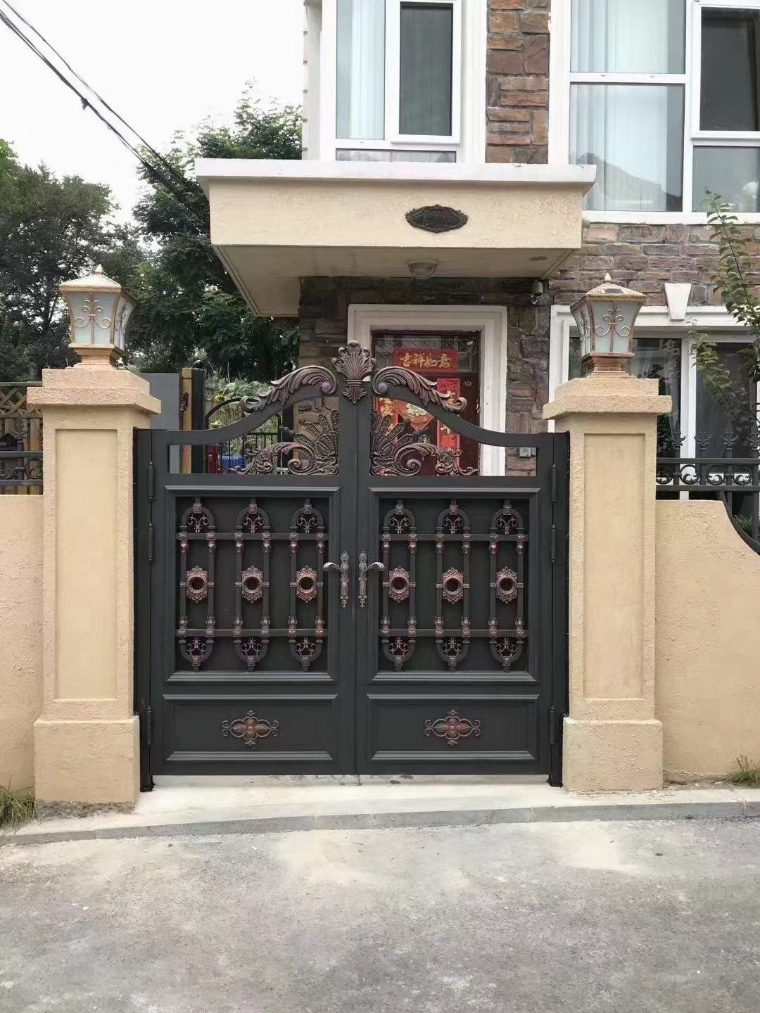 欧式美式铝艺大门围栏