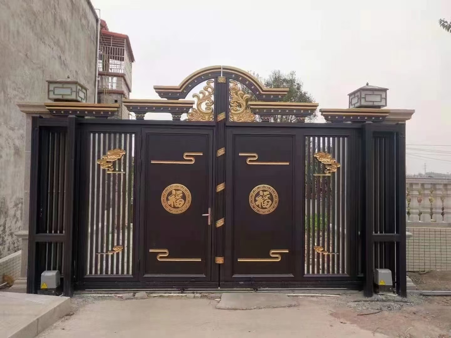欧式美式铝艺大门围栏