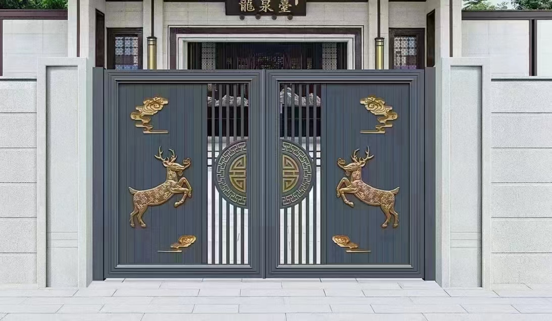 欧式美式铝艺大门围栏