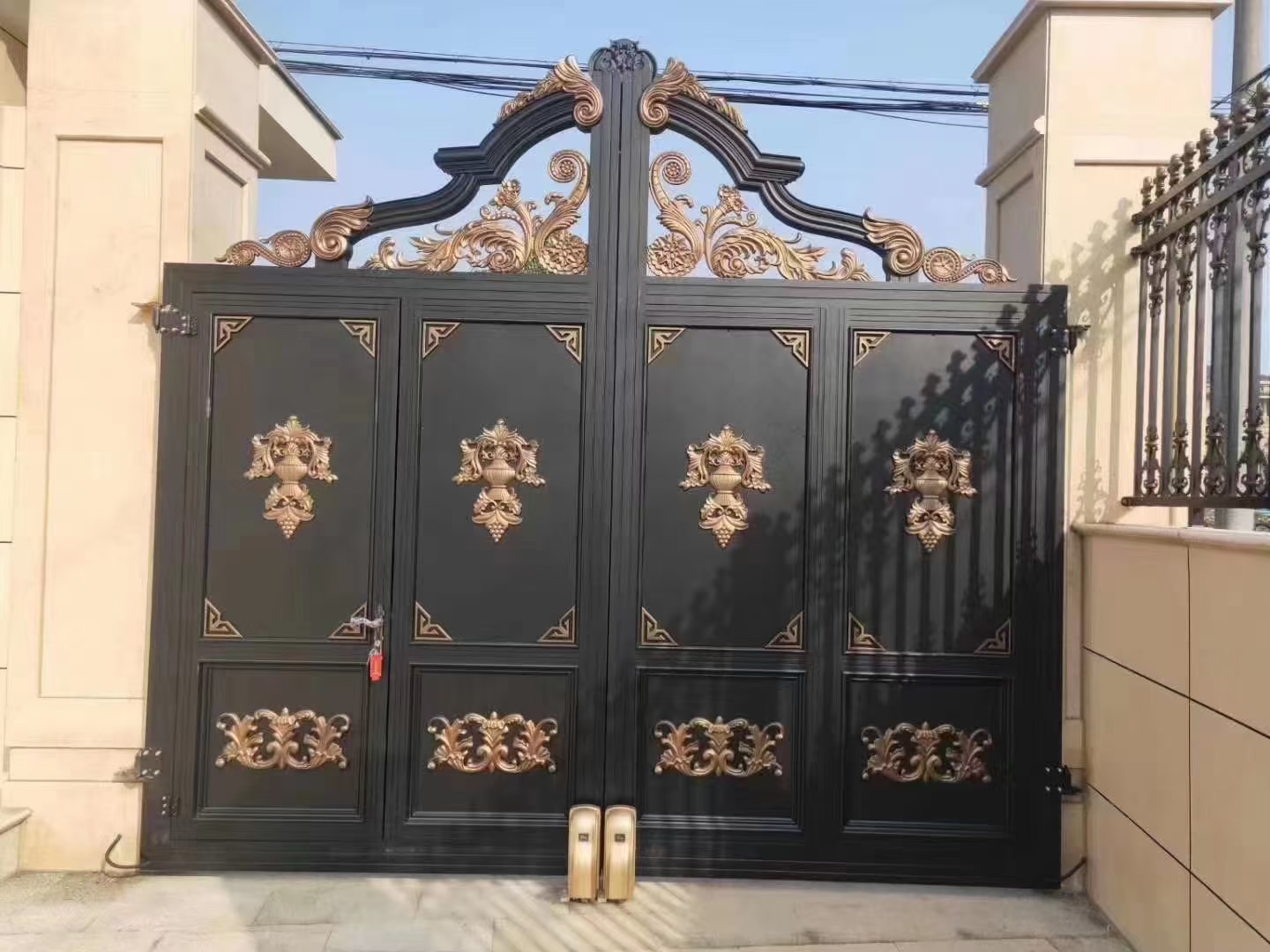 欧式美式铝艺大门围栏
