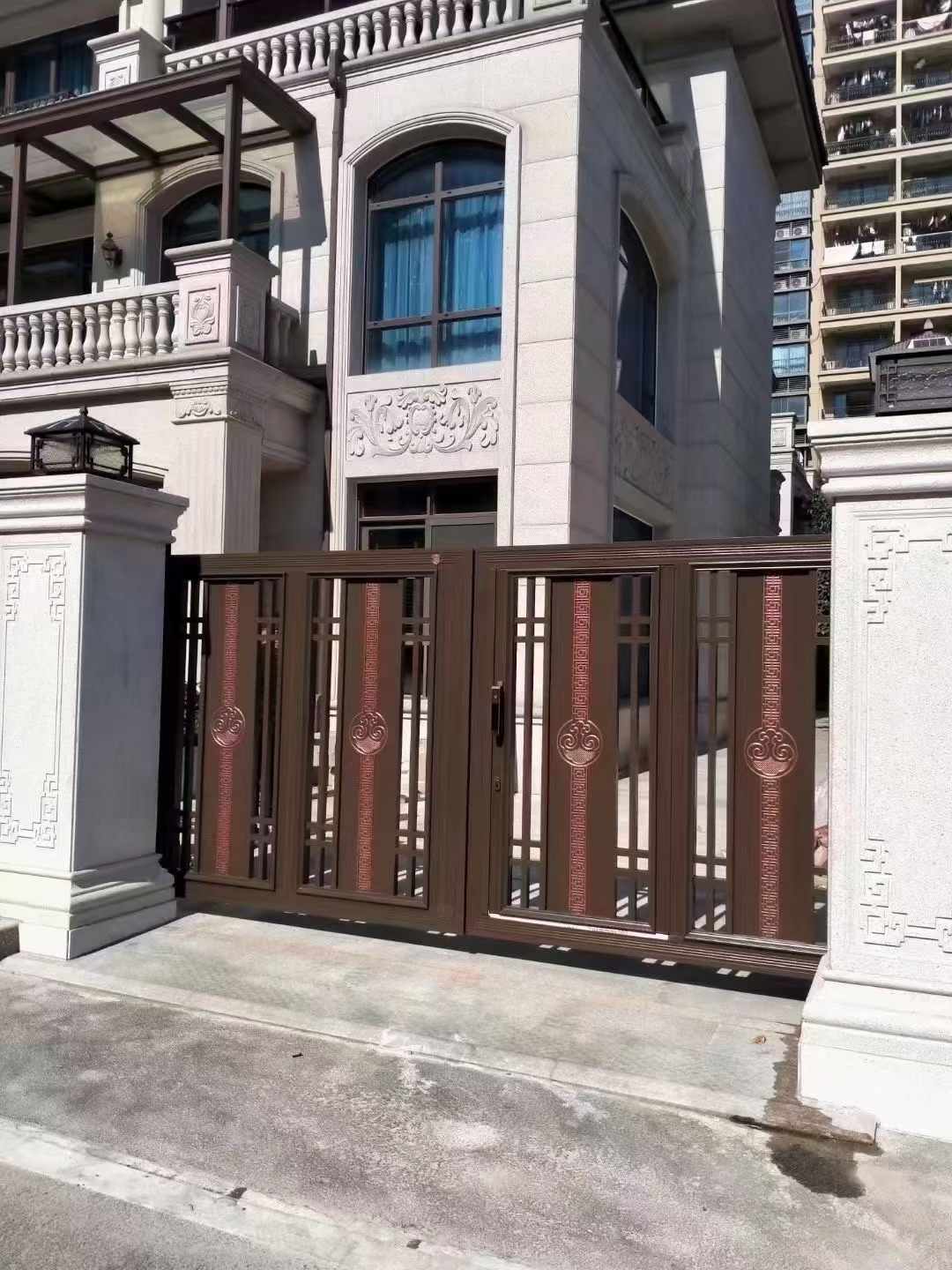 欧式美式铝艺大门围栏