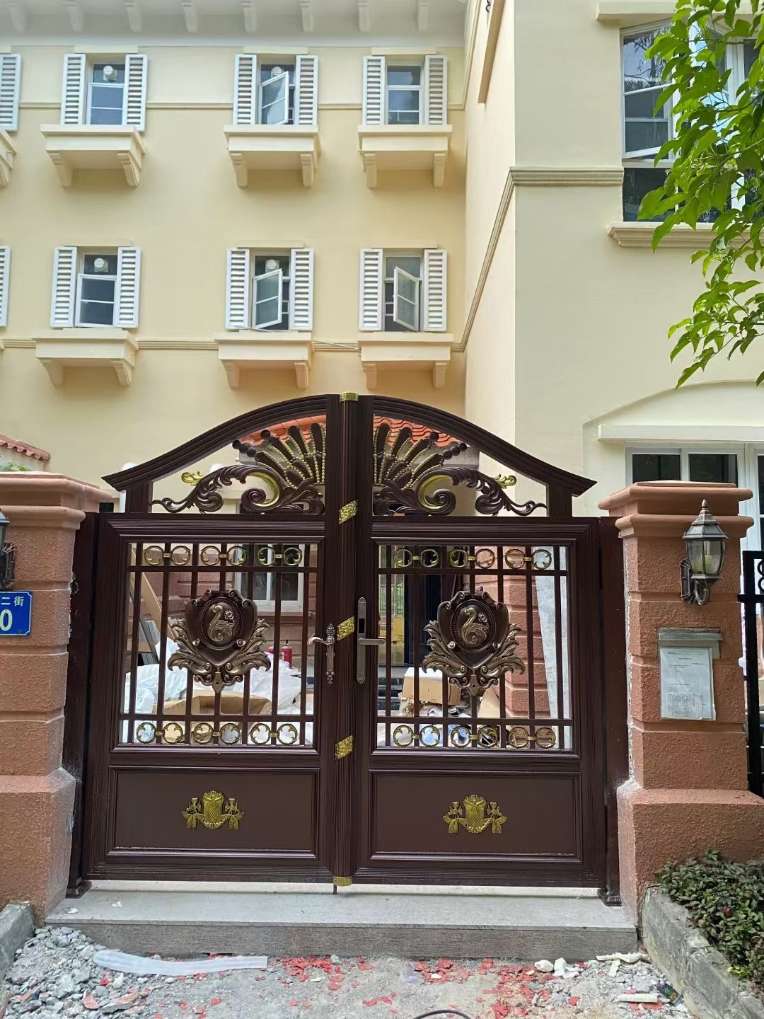 欧式美式铝艺大门围栏
