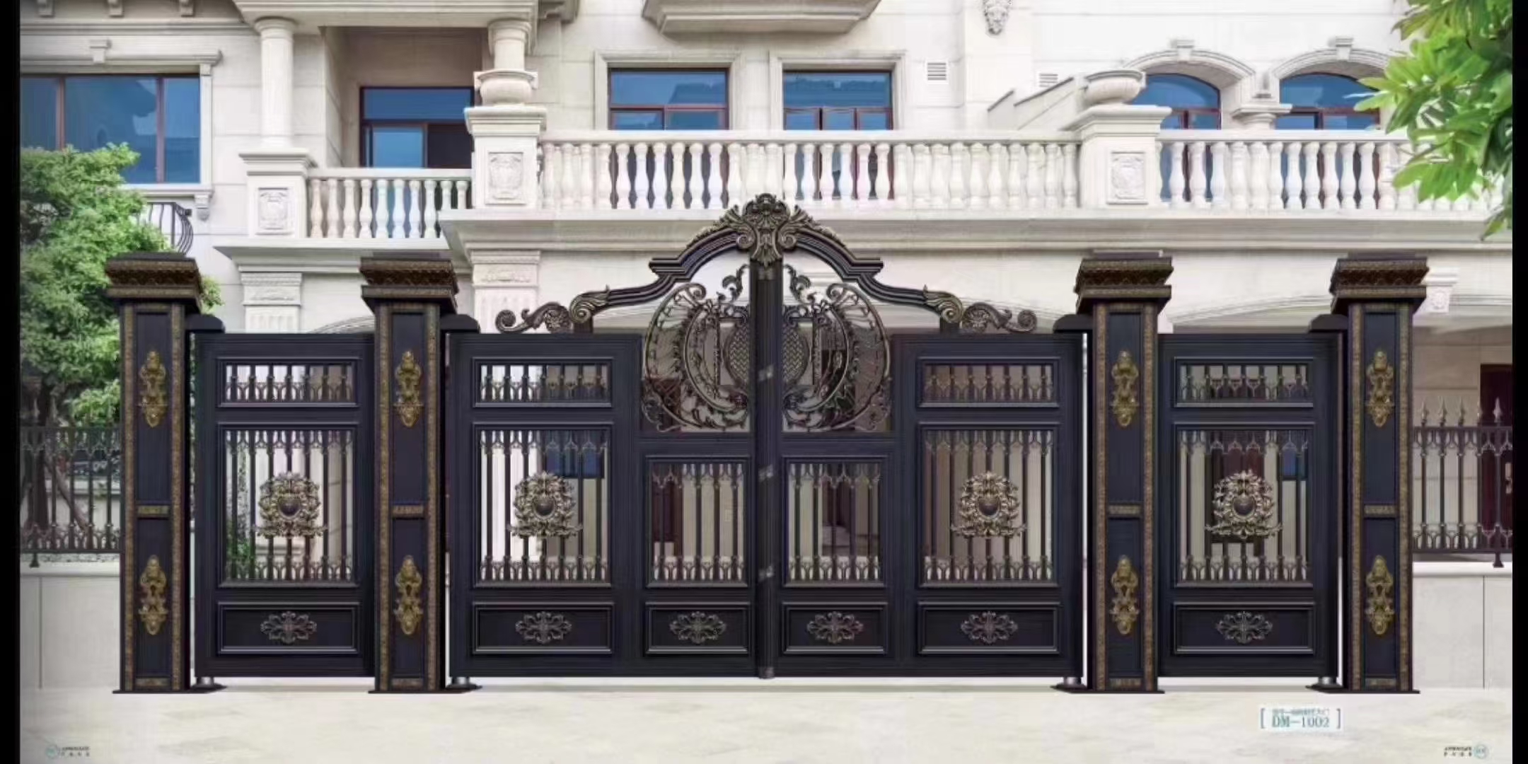 欧式美式铝艺大门围栏