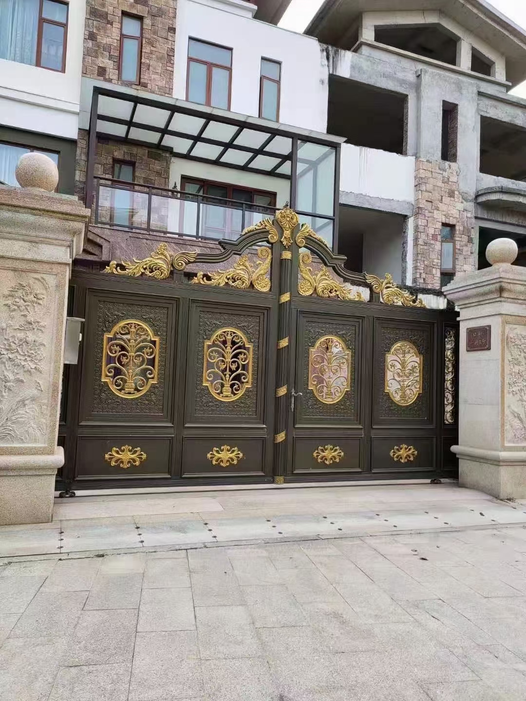 欧式美式铝艺大门围栏