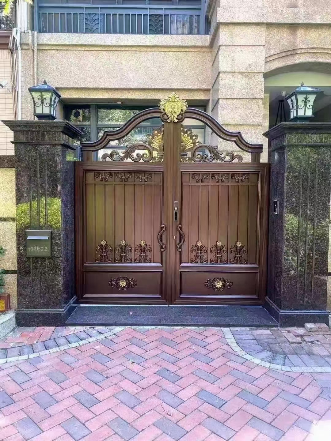 欧式美式铝艺大门围栏