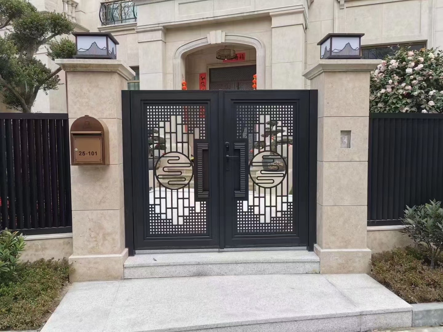欧式美式铝艺大门围栏