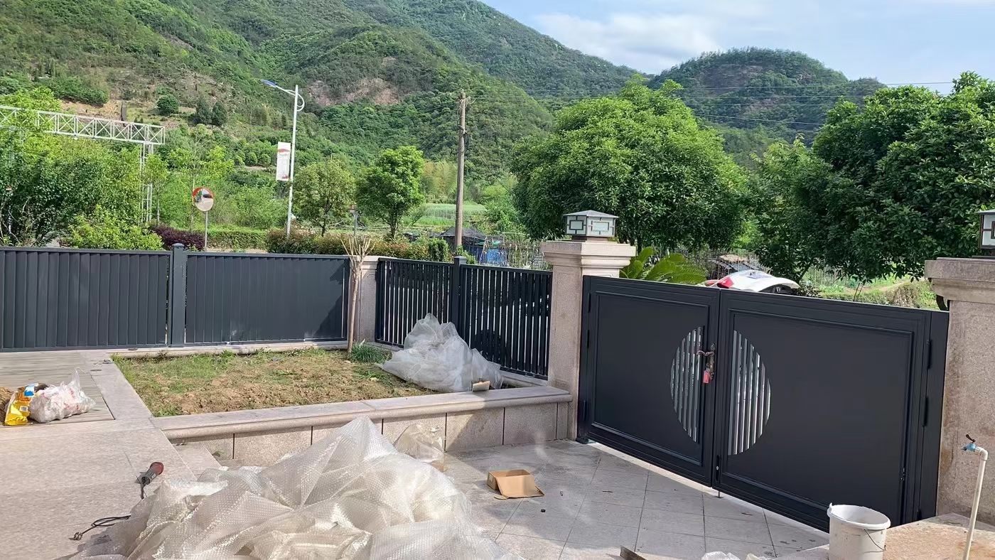 欧式美式铝艺大门围栏