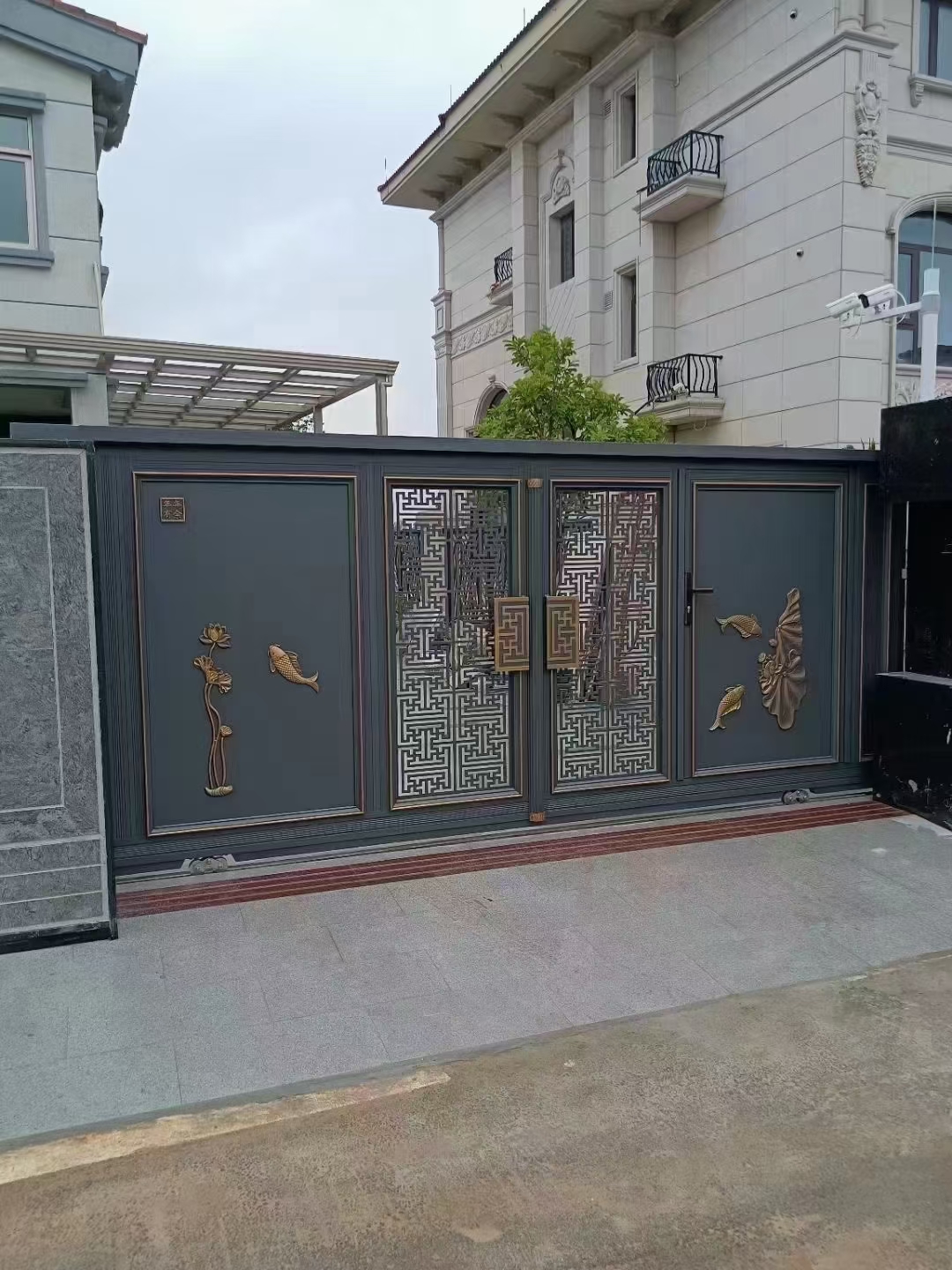 欧式美式铝艺大门围栏