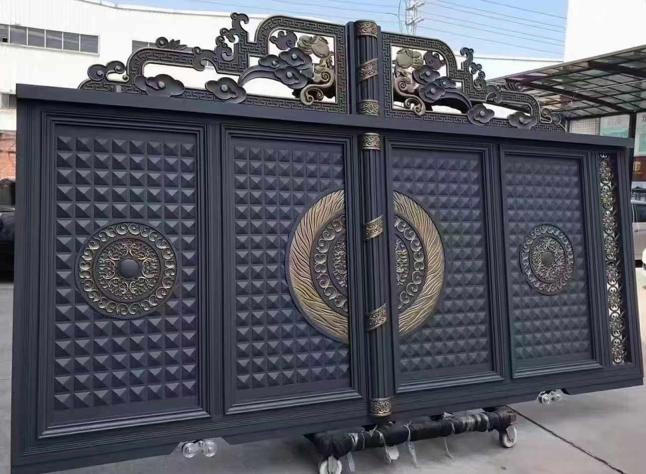 欧式美式铝艺大门围栏