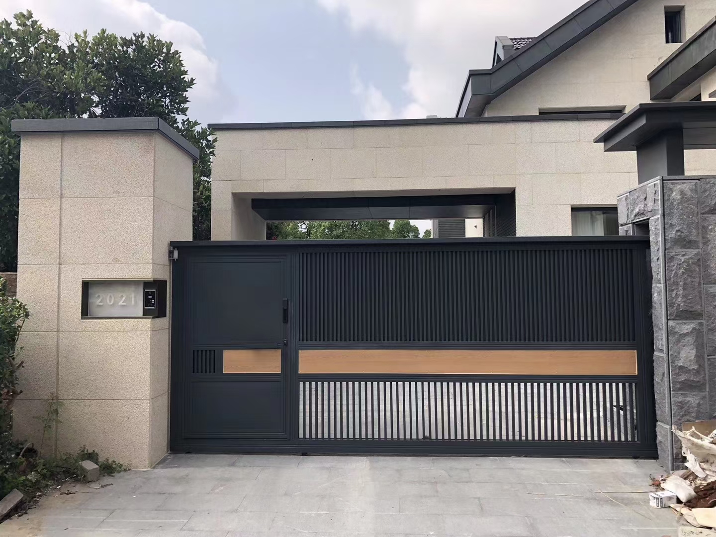 欧式美式铝艺大门围栏
