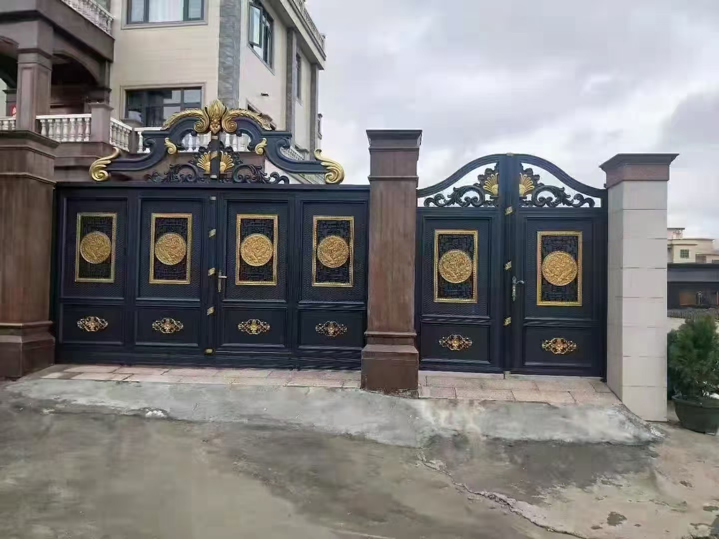 欧式美式铝艺大门围栏